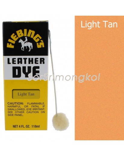 Fiebing's Light Tan Leather Dye - 4 oz