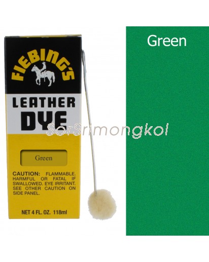 Fiebing's Green Leather Dye - 4 oz