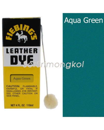 Fiebing's Aqua Green Leather Dye - 4 oz