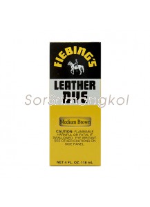 Fiebing's Med Brown Leather Dye - 4 oz