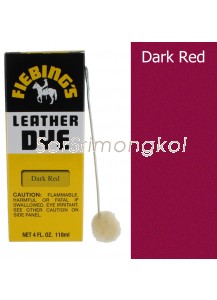 Fiebing's Dark Red Leather Dye - 4 oz