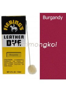 Fiebing's Burgundy Leather Dye - 4 oz